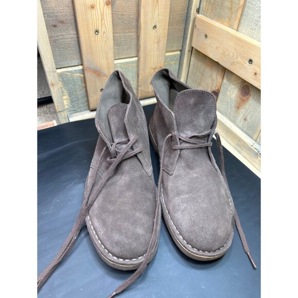 Clarks Mens Brown Suede Desert Boots Size 9.5 Chukka main image 4